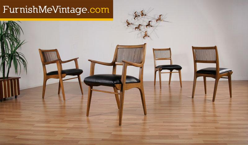 Drexel mid 2025 century dining chairs