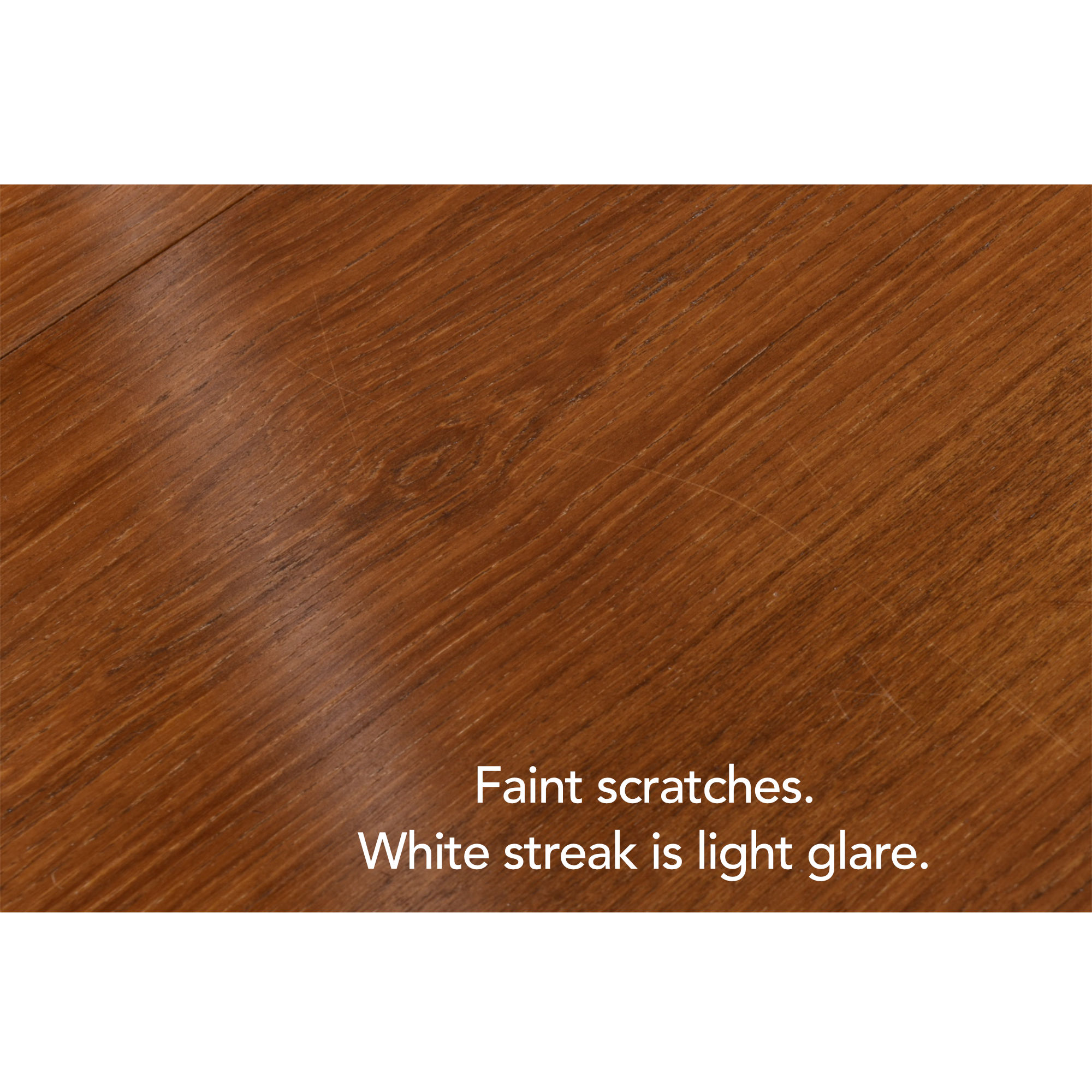 Scratches on teak dining table