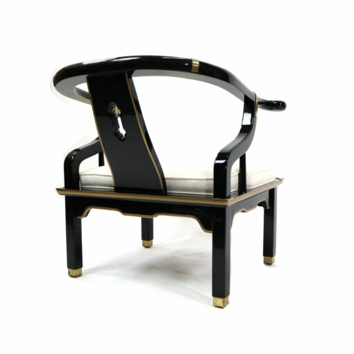 Black Lacquer Chinese Ming Chair