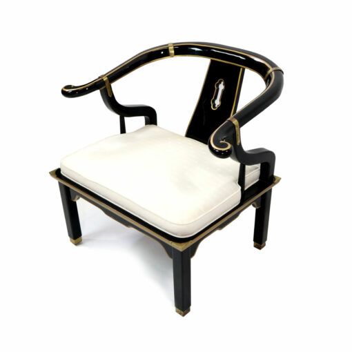 Black Lacquer Chinese Ming Chair