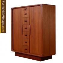 Vintage Dylrund Danish Teak Gentlemen's Chest