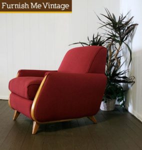 Heywood Wakefield Retro Club Chair Reupholstered