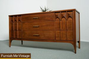 Mid Century Modern Kent Coffey Triple Dresser