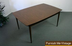 Mid Century Modern Formica Top Dining Table