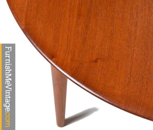 Peter Hvidt for France & Son Danish Teak Round Coffee Table