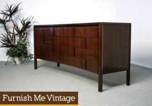 Huge Edmund Spence Mid Century Modern Mahogany Dresser