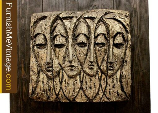 Finesse Originals Fiberglass Faces Sculpture