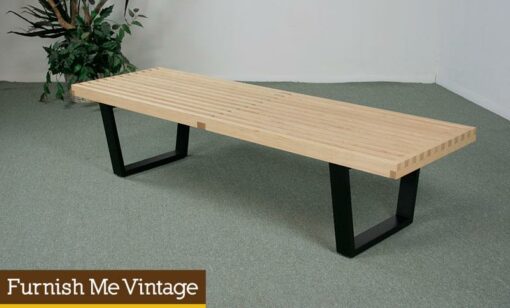 Authentic Signed Nelson Platform Bench by Herman Miller