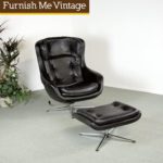 Large Selig Style Mid Century Modern Lounge Chair