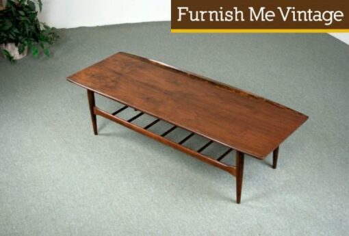 Mid Century Danish Style Bassett Coffee Table