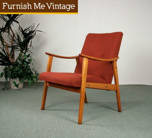 1950s Norwegian Lounge Chair By Oskar Langlos