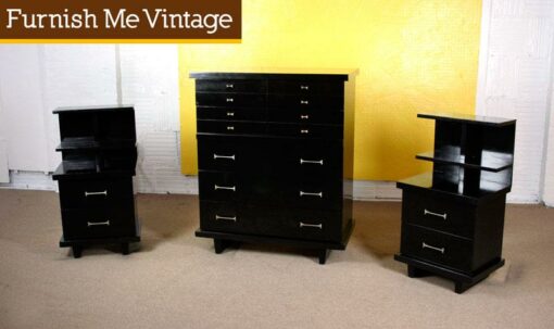 Retro Mid Century Johnson Carper Bedroom Set