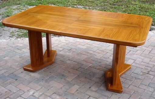 Custom Made Teak Modern Dining Table