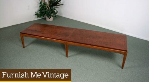 Mid Century Modern Lane Surfboard Coffee Table