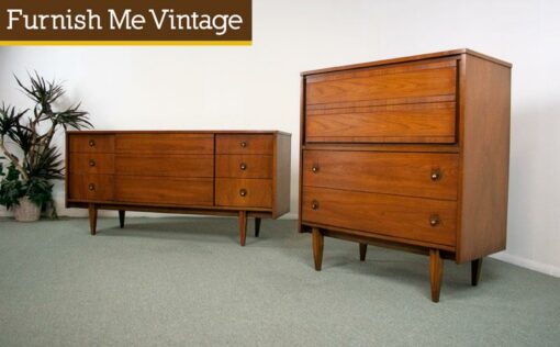 3-Piece Mid Century Modern King Bedroom Set