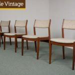 4 Vintage Danish Modern Teak Dining Chairs