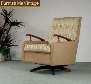 Rehabbed Retro Rocking Lounge Chair