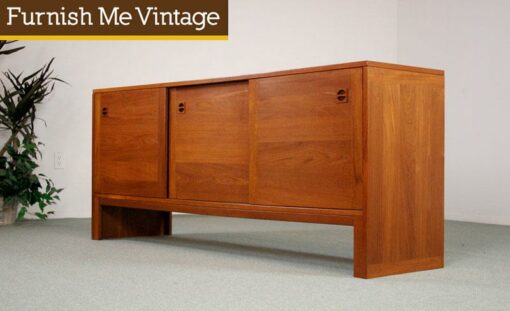 Vintage E. Jakobsen Skive Danish Teak Credenza