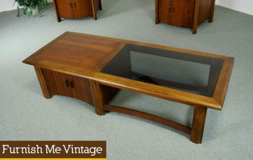 Vintage Walnut Dunbar Style Coffee Table