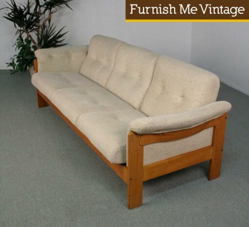 Vintage Danish Teak Sofa by N. Eilersen