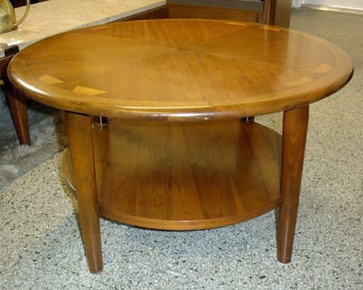 Mid Century Modern Lane Circular End Table