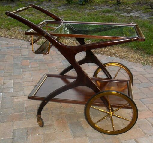 Mid Century Modern Italian Made Tea Cart