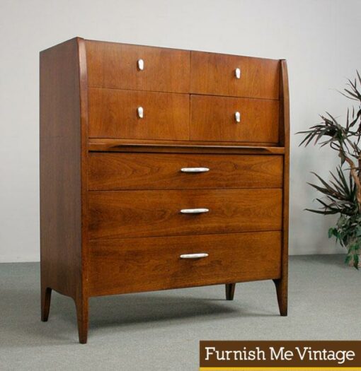 Mid Century Modern Drexel Profile High Boy Dresser