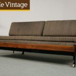 Vintage Danish Style Trundle Daybed Sofa