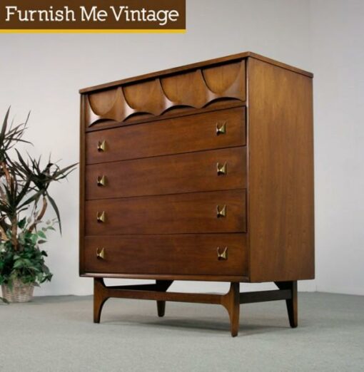 Mid Century Modern Brasilia High Boy Dresser