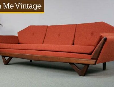 Restored Mid Century Modern Adrian Pearsall Sofa