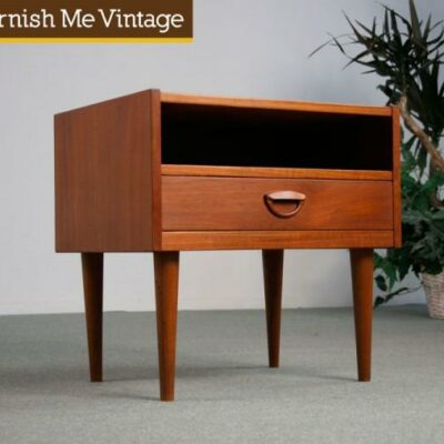 Vintage Danish Teak Kai Christiansen Style Nightstand