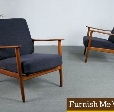 Pair of Vintage Norwegian Lounge Chairs