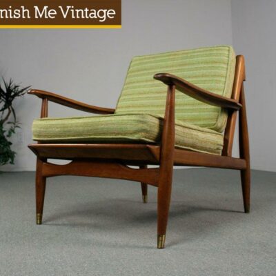 Retro All Original Danish Style Lounge Chair