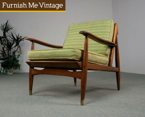 Retro All Original Danish Style Lounge Chair