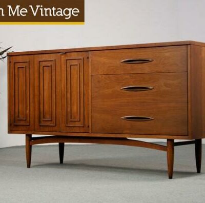 Retro Broyhill Sculptra Credenza