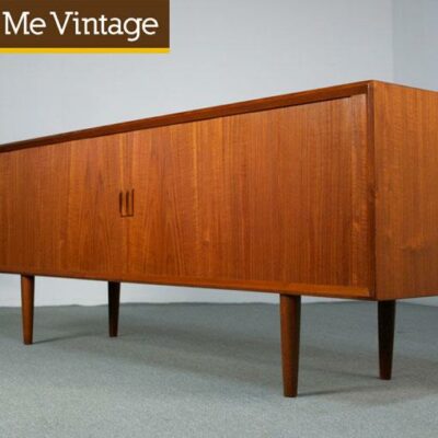 Long Svend Aage Larsen Danish Teak Credenza