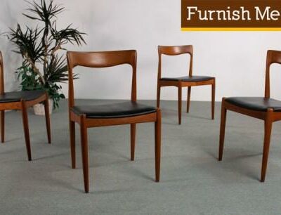 4 Danish Teak Vamo Sonderborg Dining Chairs