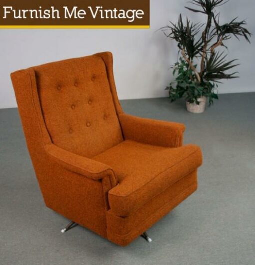 Mid Century Modern All Original Rocking Easy Chair