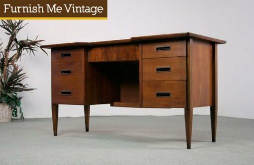 Refinished Mid Century Modern Desk by Hooker