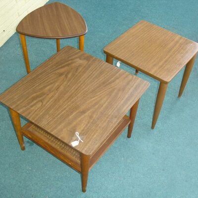 Set of 3 Mid Century Modern Side / End Tables