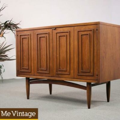 Retro Broyhill Sculptra Mini Credenza