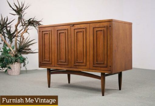 Retro Broyhill Sculptra Mini Credenza