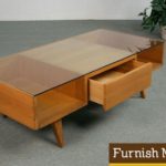 Mid Century Modern Blond Coffee Table