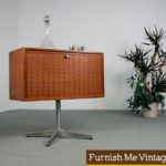 Mid Century Modern Danish Teak Record Cabinet or Bar