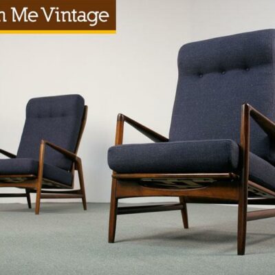 Pair of Mid Century Modern Kofod Larsen Recliners