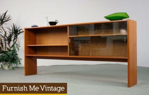 Danish Modern Teak Display Case Cabinet