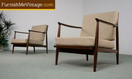 2 Exceptional Mid Century Modern Danish Style Chairs