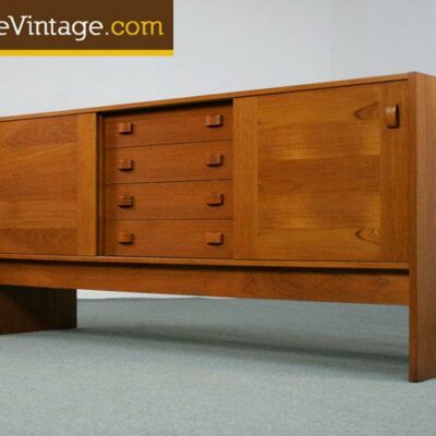 Large Domino Mobler Danish Teak Credenza