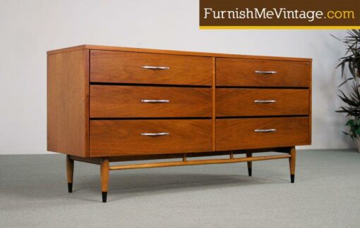 Refinished Mid Century Modern Lane Dresser