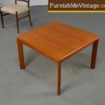 Refinished Danish Teak End Table